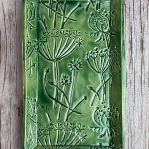 Jewelry Dish Trinket Dish Jade Bird Design Ceramic Plate
