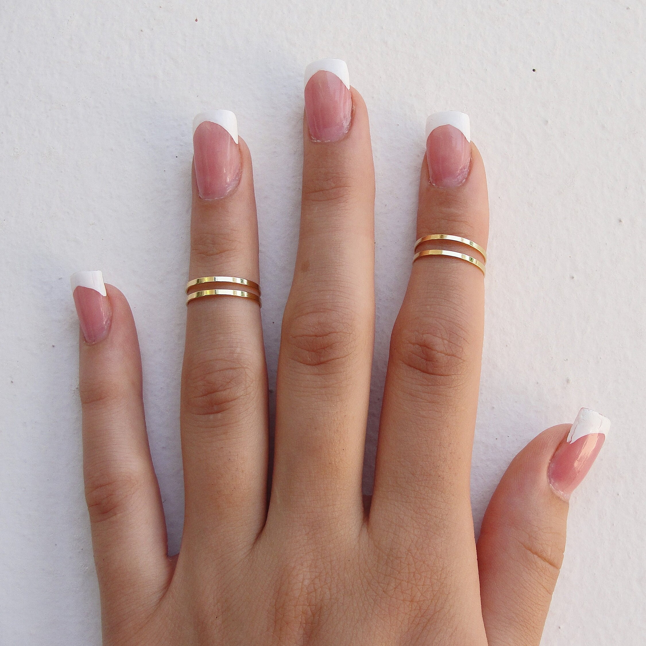 14k gold above the knuckle rings