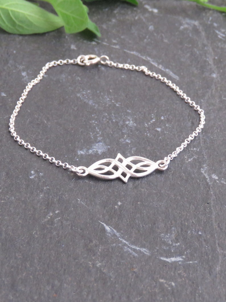 Celtic Anklet Infinity Jewelry Anklet Sterling Silver | Etsy