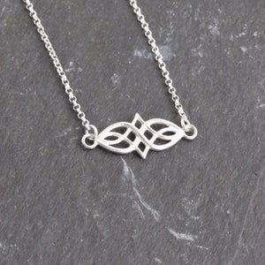 Celtic Bracelet Sterling Silver Infinity Knot Bracelet Friendship Bracelet Gift for her image 4