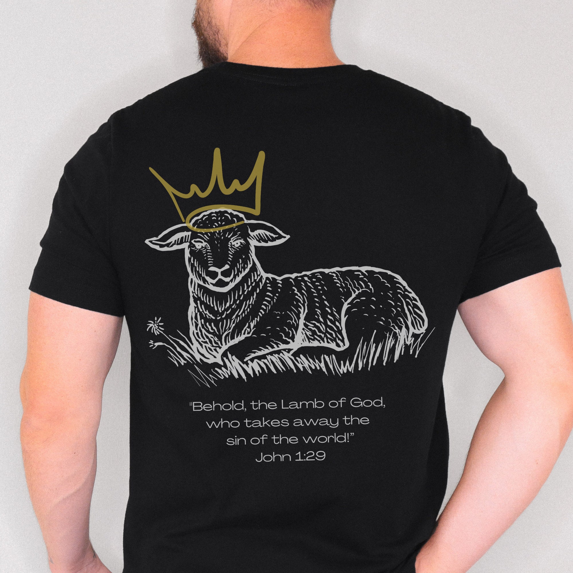 Lamb of God Christian T-shirt, Scripture Verse Tee - Etsy