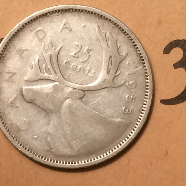 Canada 1950, 1951, 1953,1954 Canadian Silver Quarter-25 Cent, Choose your coin