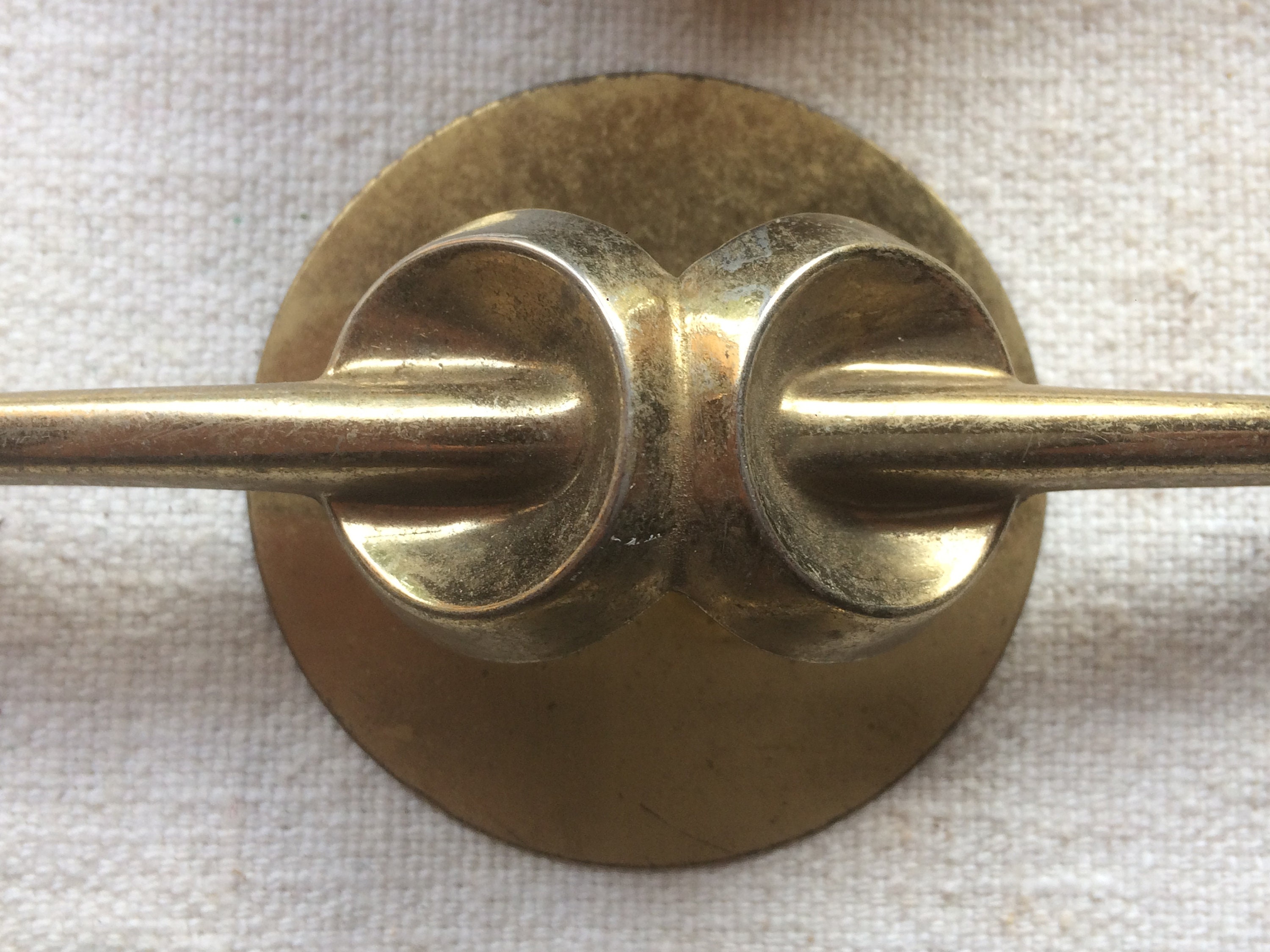 MCM Retro Pulls and Backplates, Drawer Handles, Mid Century Salvage