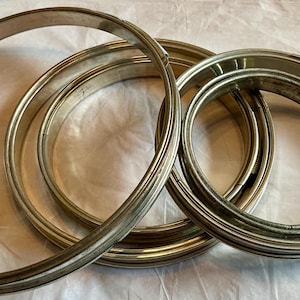 Choice on one vintage metal embroidery hoop
