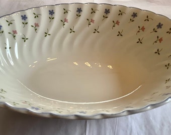 Vintage Johnson Brothers Melody pattern oval vegetable bowl