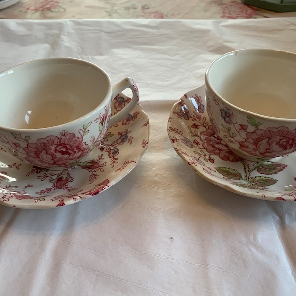 Johnson Brothers Rose Chintz Etsy