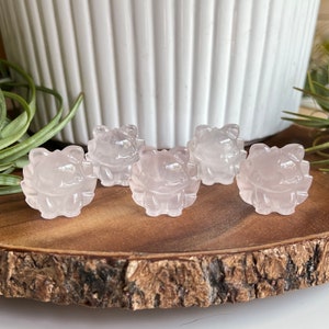 Rose Quartz 9 Tailed Fox