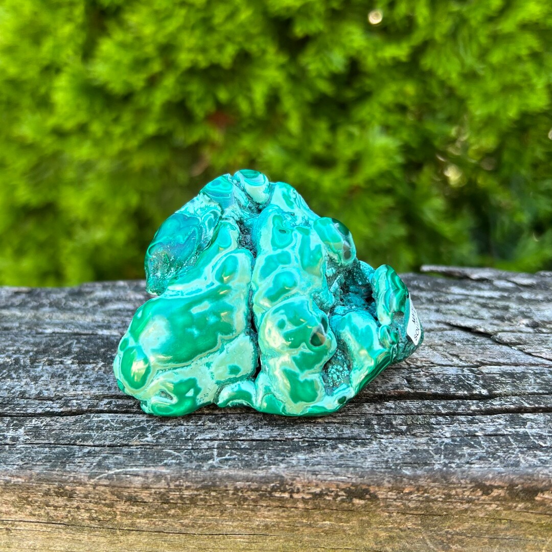 マラカイト クリソコラ 半研磨 / 標本 / 南アフリカ - Etsy 日本