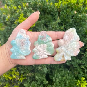 You Choose / Green Flower Agate Fairy