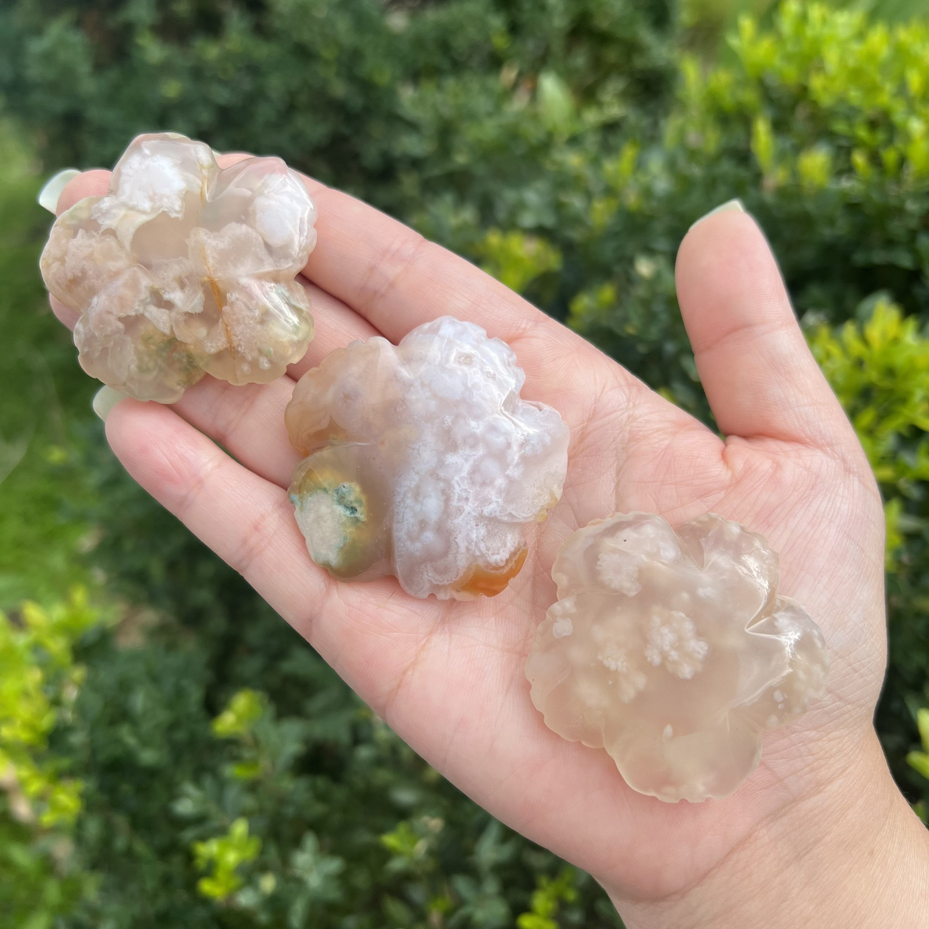 選べる花瑪瑙フラワーカービング/スフィアスタンド - Etsy 日本