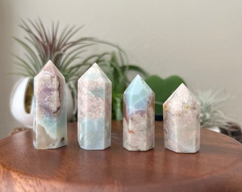 クォーツタワーの花瑪瑙 - Etsy 日本