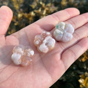 You Choose / Flower Agate Flower Carving / Flower Carving