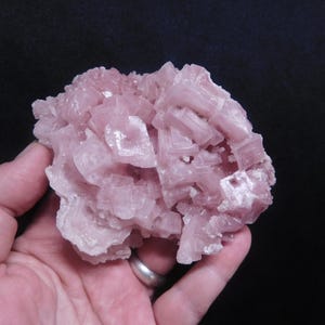 Gorgeous pink halite cluster from Searles Lake, CA