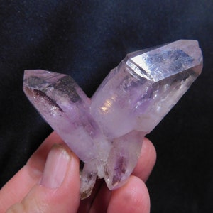 Lovely pale purple Vera Cruz amethyst cluster from Vera Cruz, Mexico
