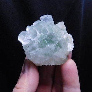 Green Apophyllite Disco Ball with Stilbite - Lonavala, India
