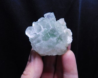 Beautiful green apophyllite disco ball formation with stilbite from Lonavala, Pune, India
