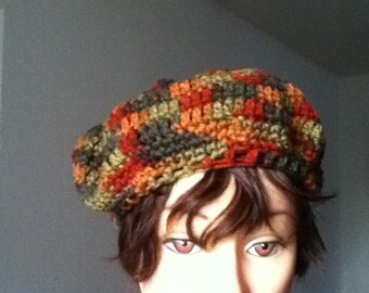 Fall Color Beret/Beanie