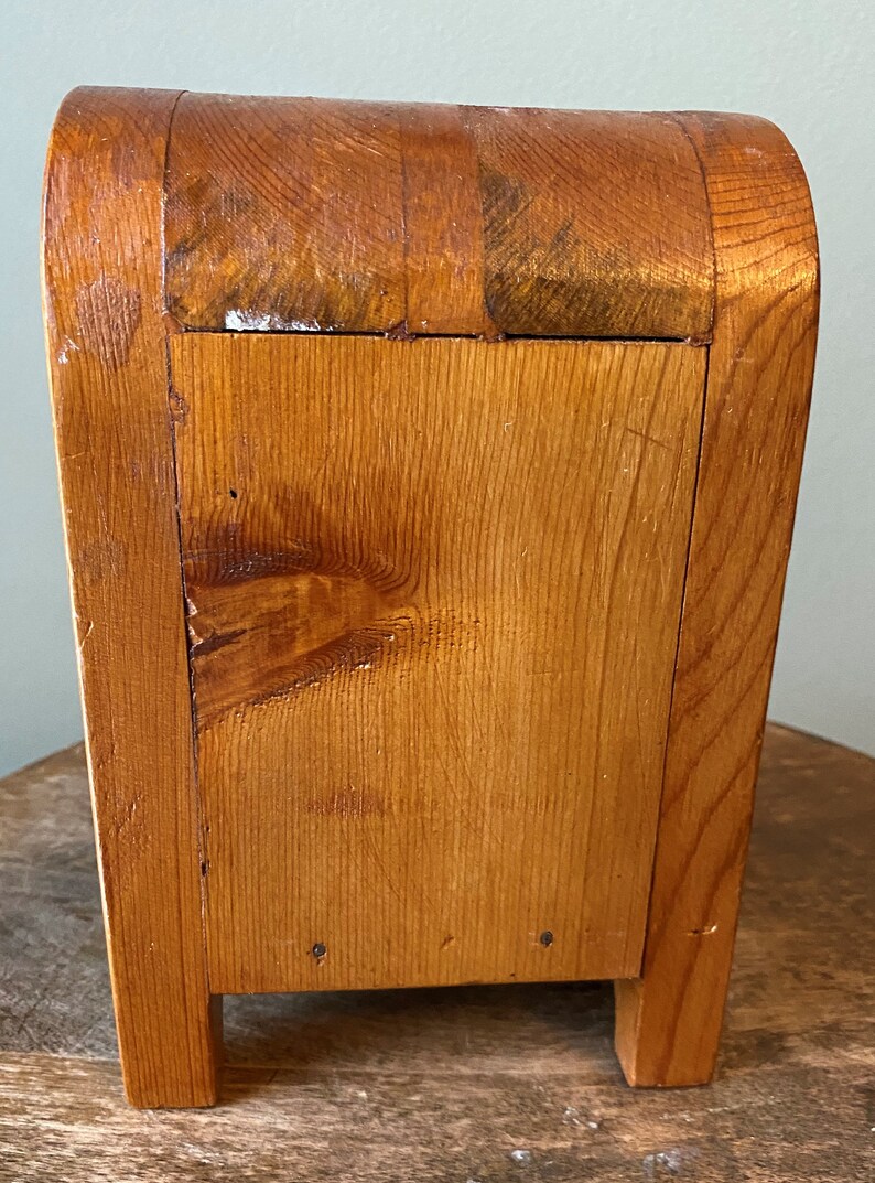 Vintage Lockable Wooden Post Office Box Bank, Storage, Display Piece Etsy