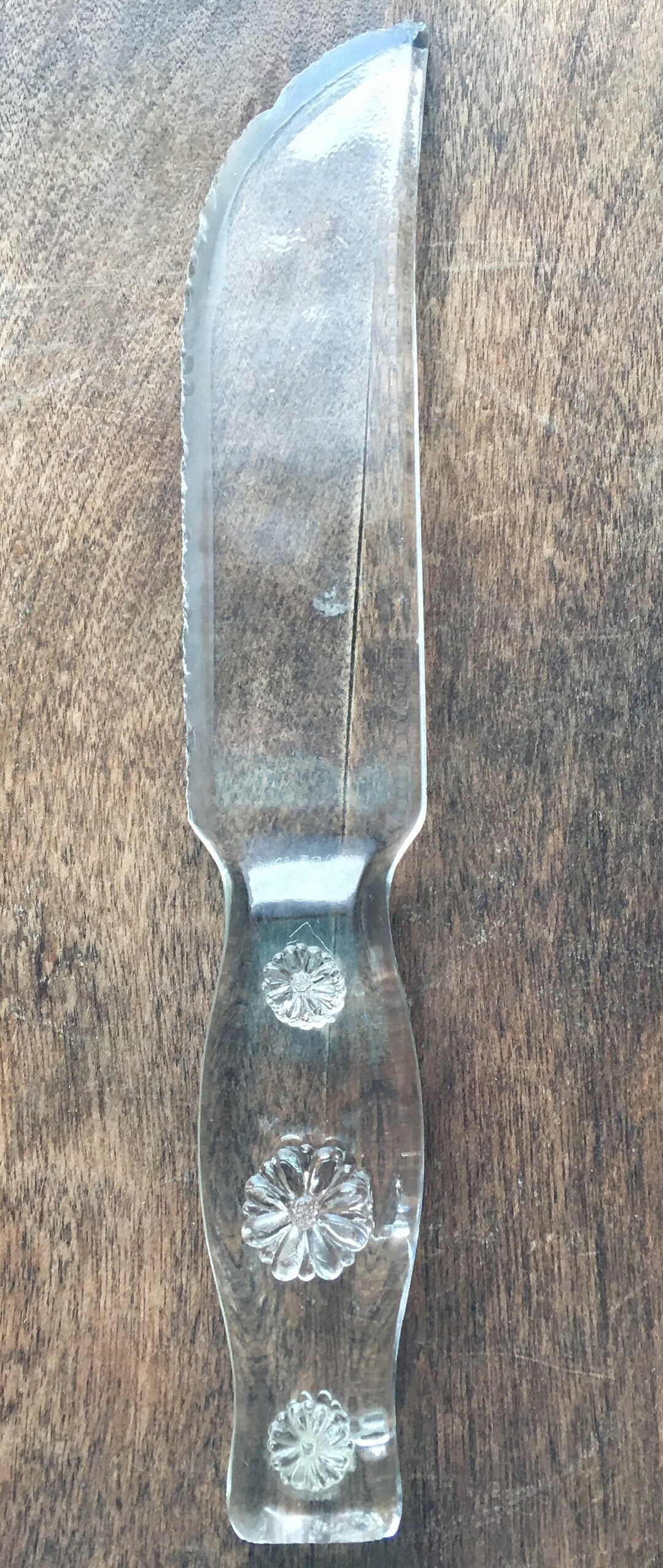 1939 Durex Glass Cake Knife Etsy