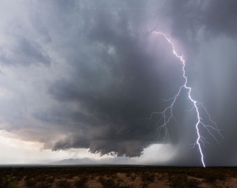 16x12 Matted San Simon Supercell Print