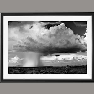 Monsoon Schwarz & Weiß Poster | Poster Schwarz Weiss Monsoon, Arizona, Original Fotografie von Mke Olbinski