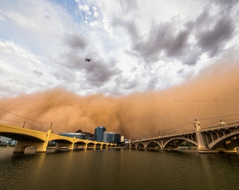 16x12 Matted Tempe Haboob Print