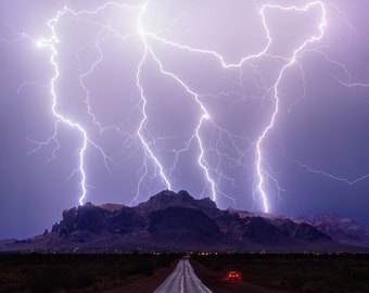 24x36 Metal Print "Superstrike"