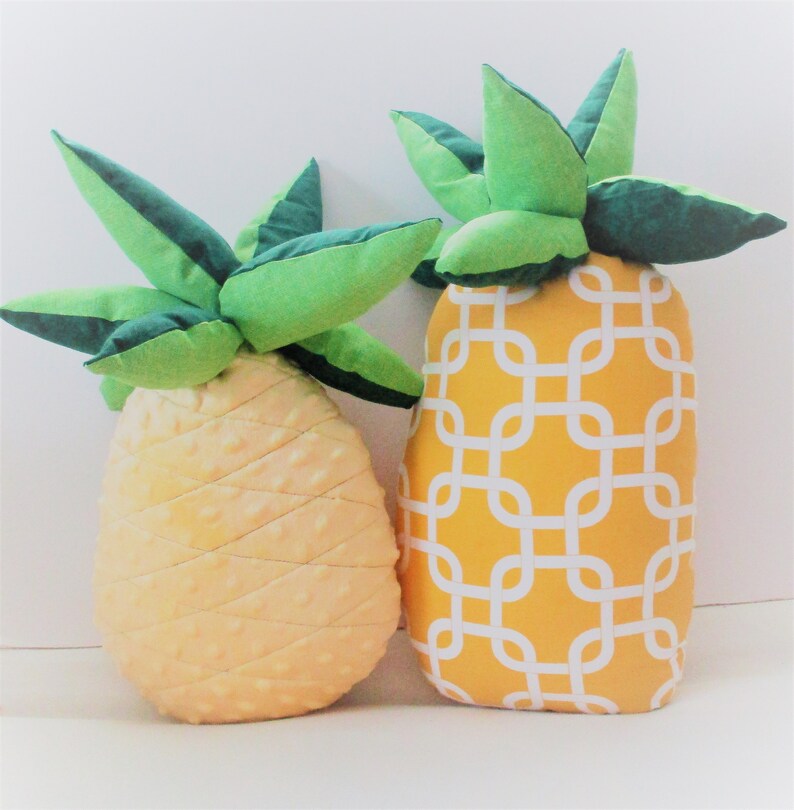 Pineapple Pillow Plush Pineapple Novelty Pillow Fruit Etsy