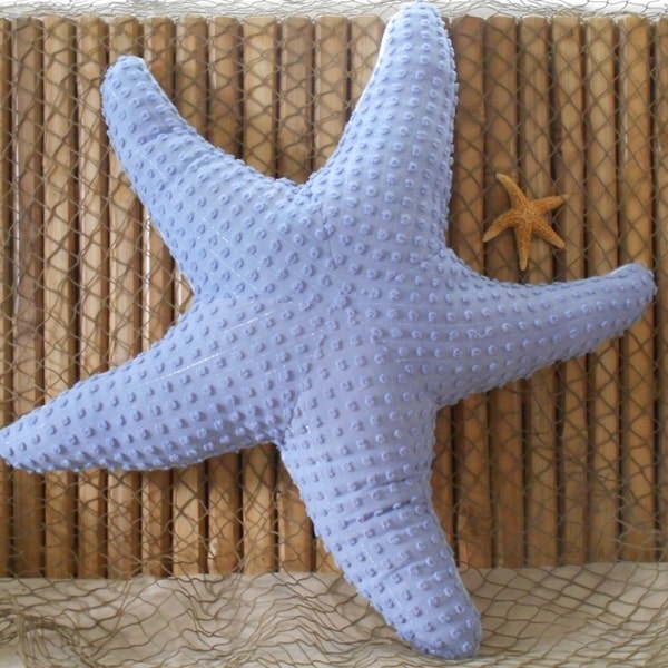 Chenille pops starfish pillow, lavender pops starfish pillow,coastal living pillow, beach pillows, nautical decor, nautical pillows