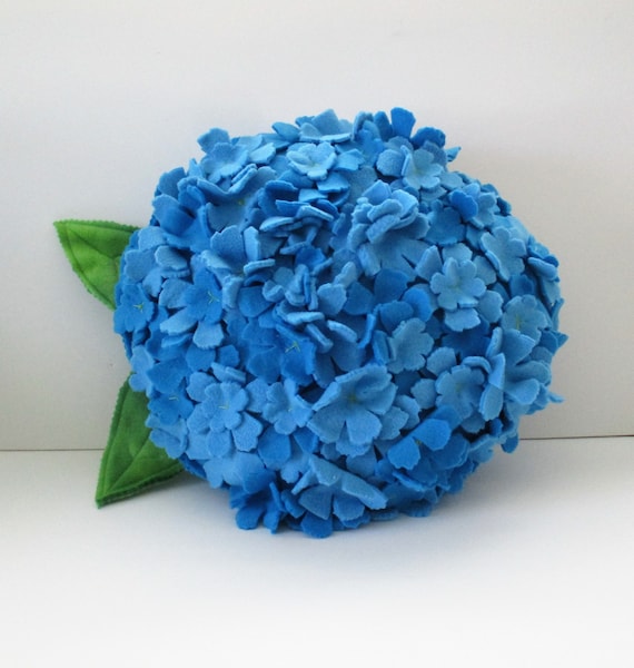 Hydrangea Flower Pillows Flower Pillow Baby Nursery Pillow Etsy