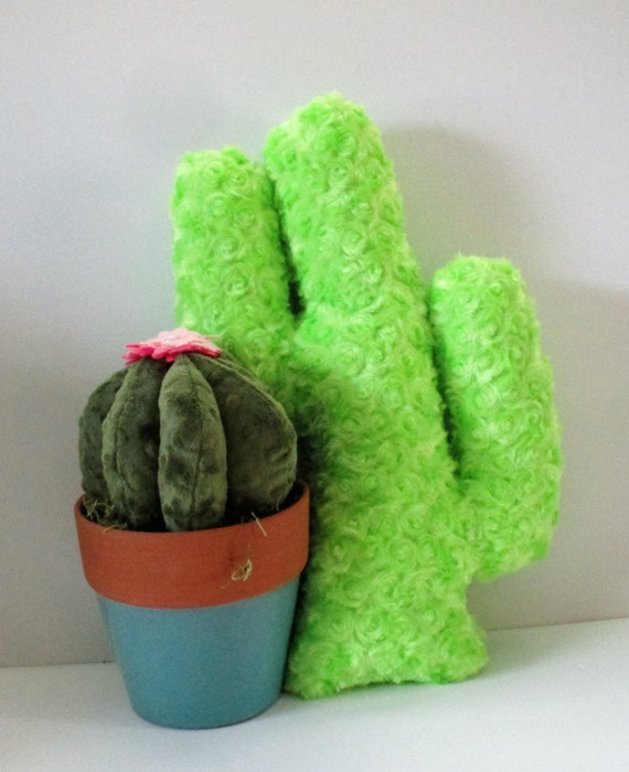 stuffed cactus pillow