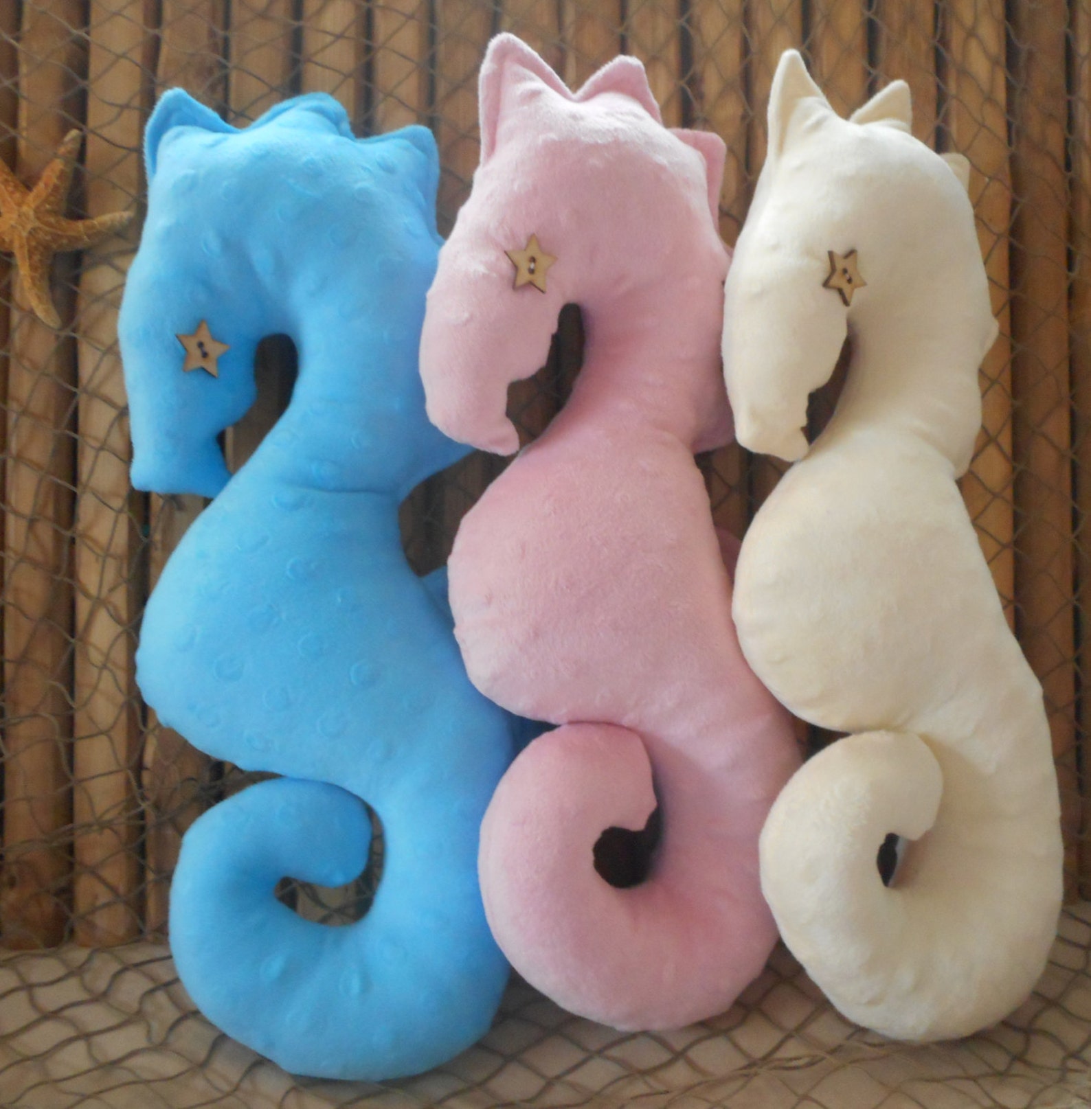 Nautical Sea Horse Pillow Cover main image 0