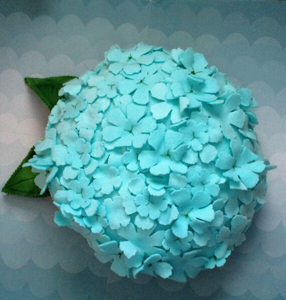 Hydrangea Flower Pillows Flower Pillow Baby Nursery Pillow Etsy