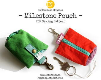 Milestone Pouch PDF Sewing Pattern - English