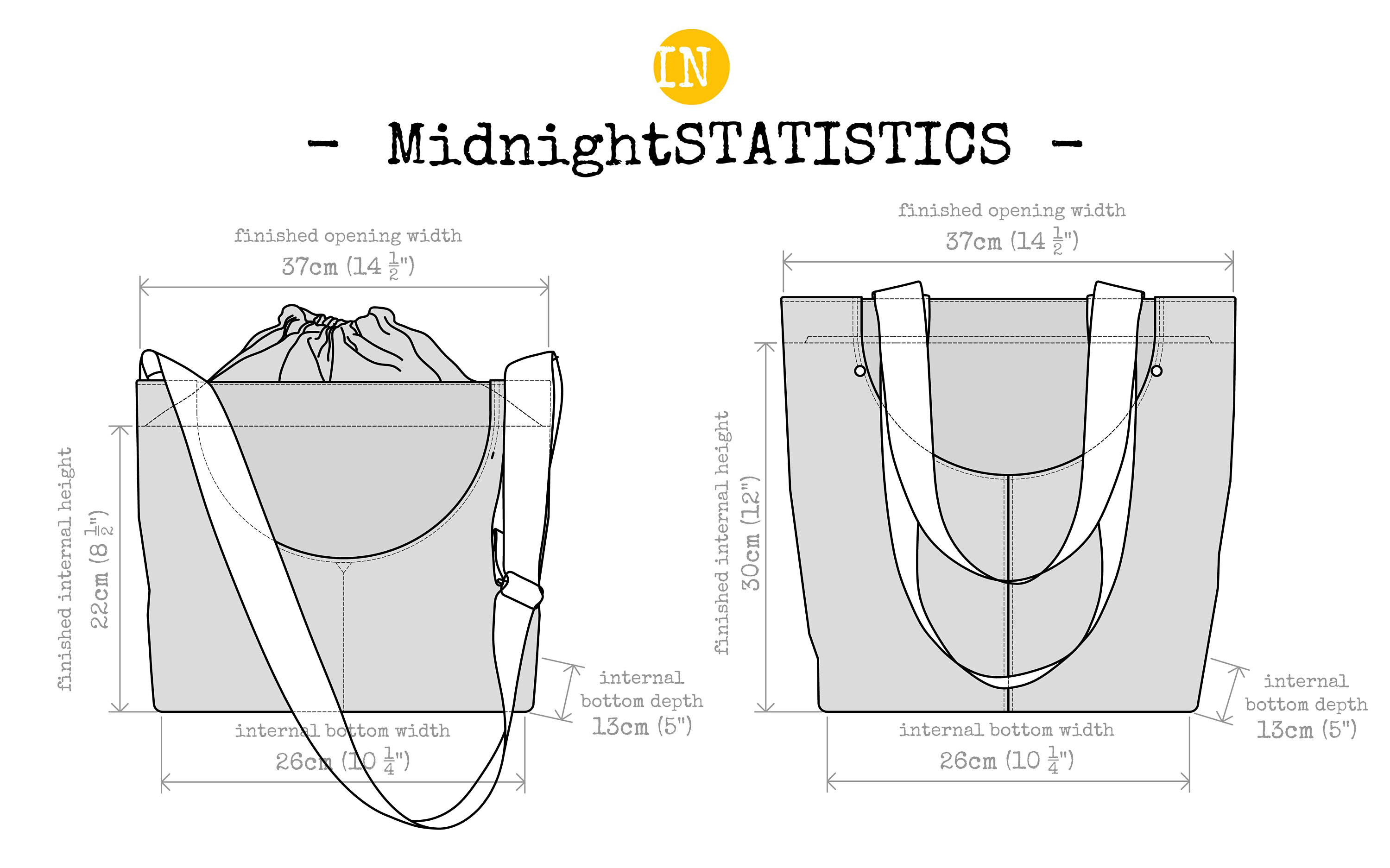 Midnightsun PDF Sewing Pattern English (Instant Download) 