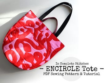 ENCIRCLE Tote PDF Sewing Pattern - English Language