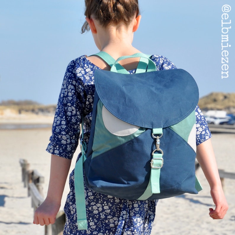 Planet Spaceship Pattern Print Backpack