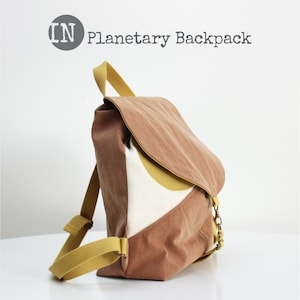 Planetary Backpack PDF Sewing Pattern - Digital Download - English Language