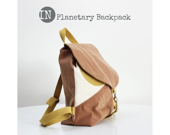 Planetary Backpack PDF Sewing Pattern - Digital Download - English Language