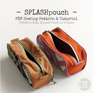 SPLASHpouch PDF Sewing Pattern - English Language