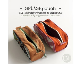 SPLASHpouch PDF Sewing Pattern - English Language