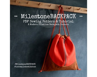 MilestoneBACKPACK PDF Sewing Pattern - English Language