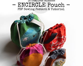 ENCIRCLE Pouch PDF Sewing Pattern - English Language