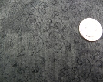 Quilting Treasures"Temptations" slate gray fabric