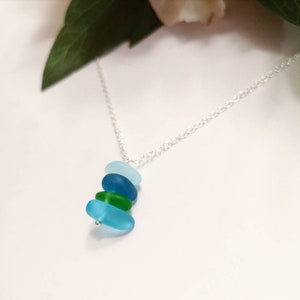 Sea Glass Necklace | Sea Glass Jewelry | Beach Glass Necklace | Beach Glass Jewellery | Beach Lovers Gift | Seaglass Necklace, Boho Necklace