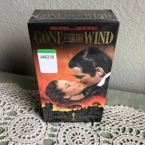 A  Two VHS Set Sealed Movie Titled Gone With The Wind See Description