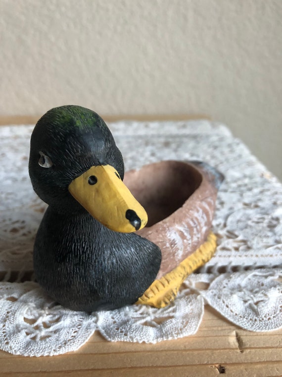 A Small Rustic Duck Shaped Figurine/Dish See Desc… - image 7