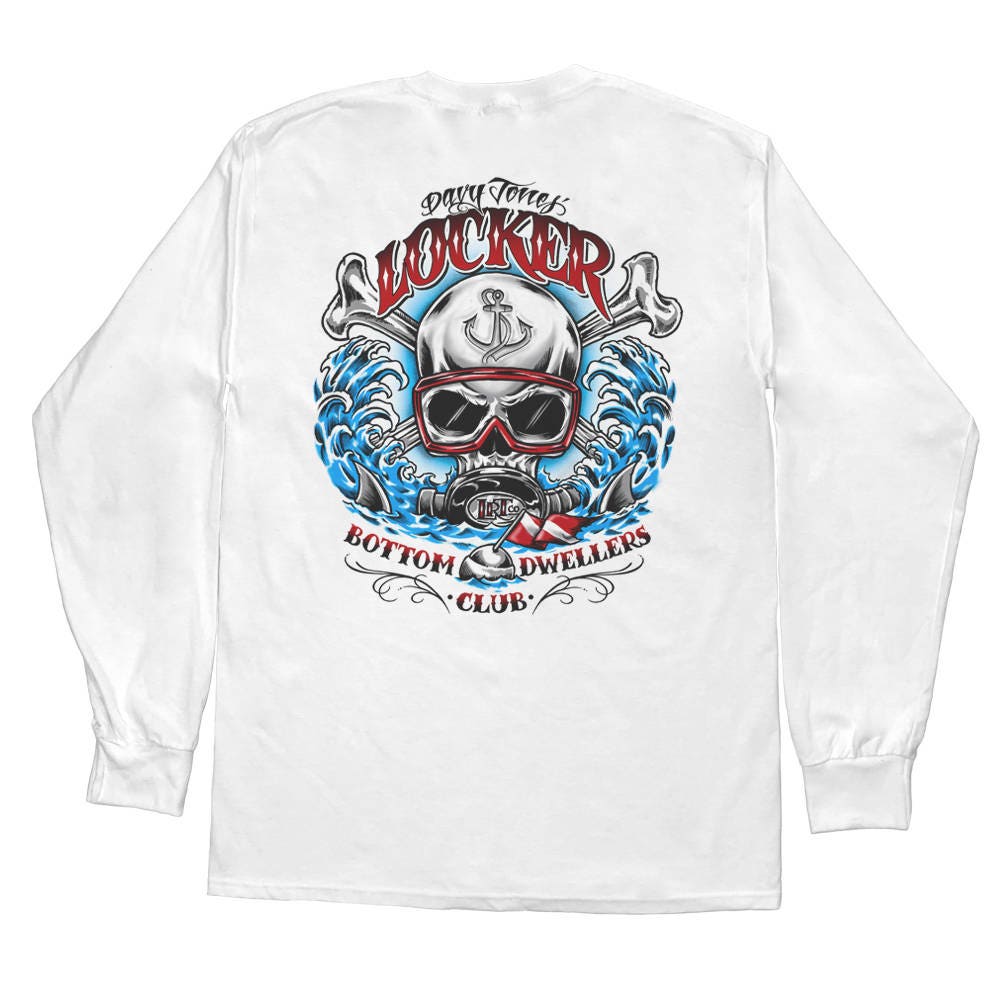 Siren Mermaid Diver T Shirt Lost Reef Men White Long Sleeve NEW S M L XL 2XL 3XL Siren Mermaid Diver T Shirt Lost Reef Men White Long Sleeve NEW S M L XL 2XL 3XL