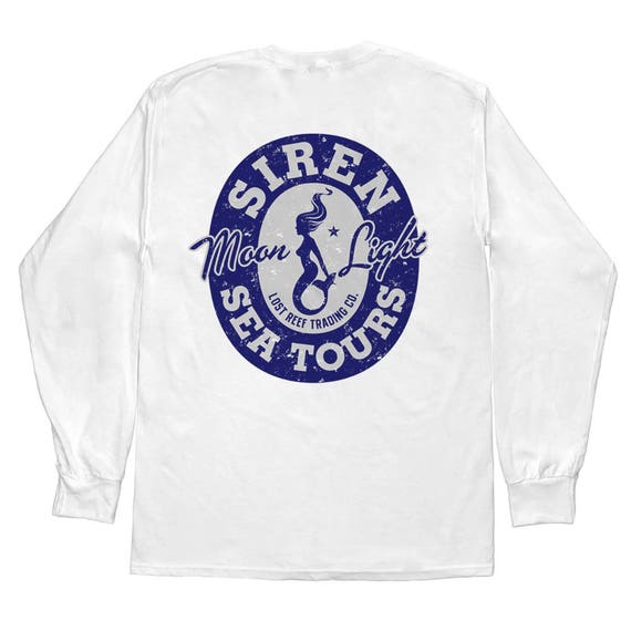 Siren Mermaid Diver T Shirt Lost Reef Men White Long Sleeve NEW S M L XL 2XL 3XL Siren Mermaid Diver T Shirt Lost Reef Men White Long Sleeve NEW S M L XL 2XL 3XL