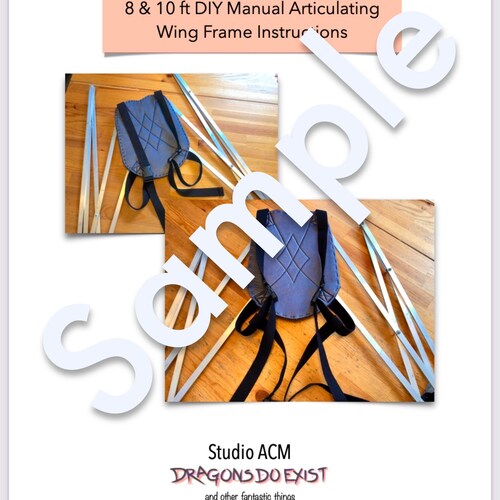 Manual de bricolaje actualizado para armazón de alas articuladas (descarga digital)